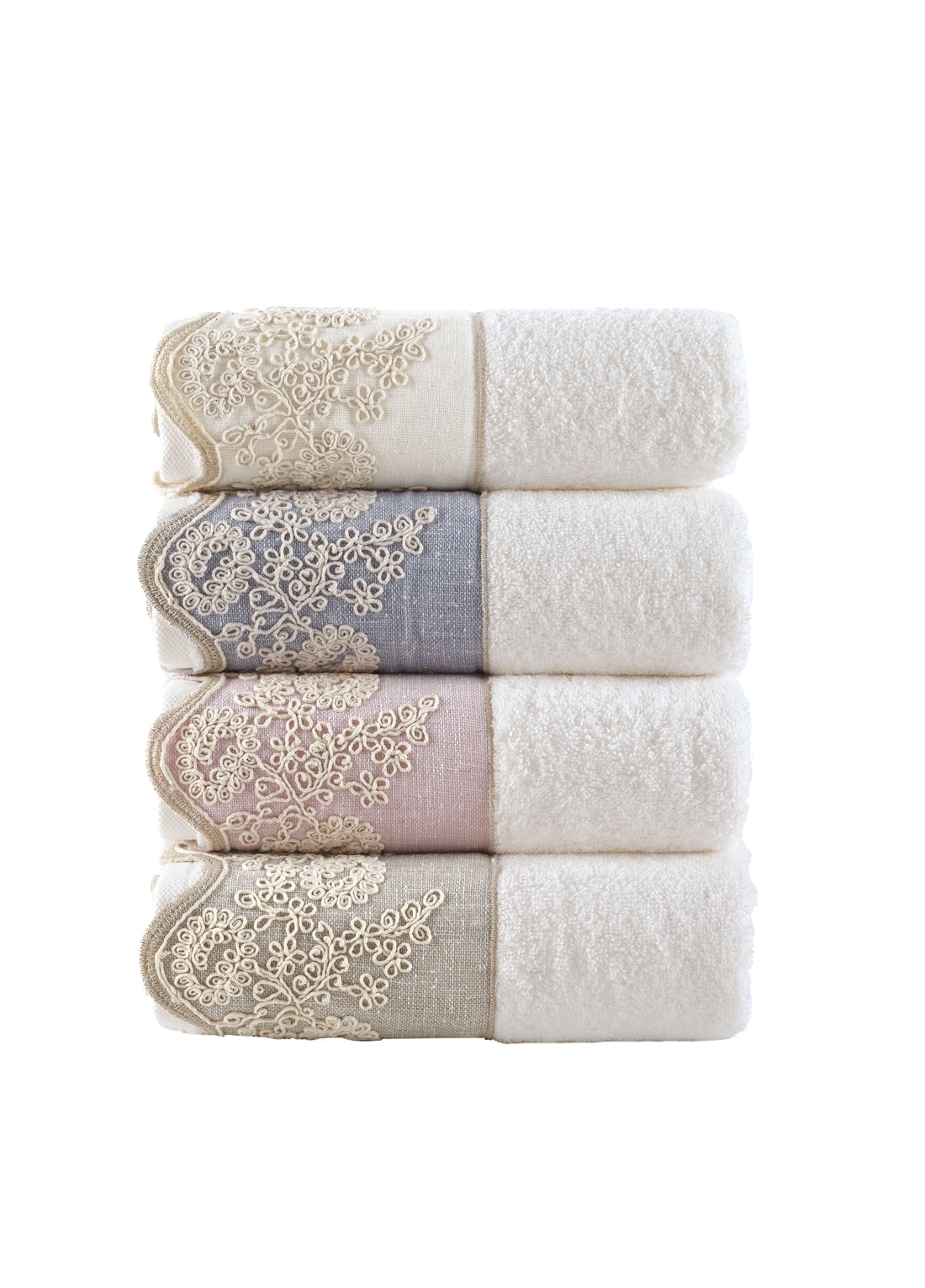 КОД-8060 ГИПЮРНОЕ ХЛОПКОВОЕ ПОЛОТЕНЦЕ 50 x 90 (4 ШТ. В НАБОРЕ)