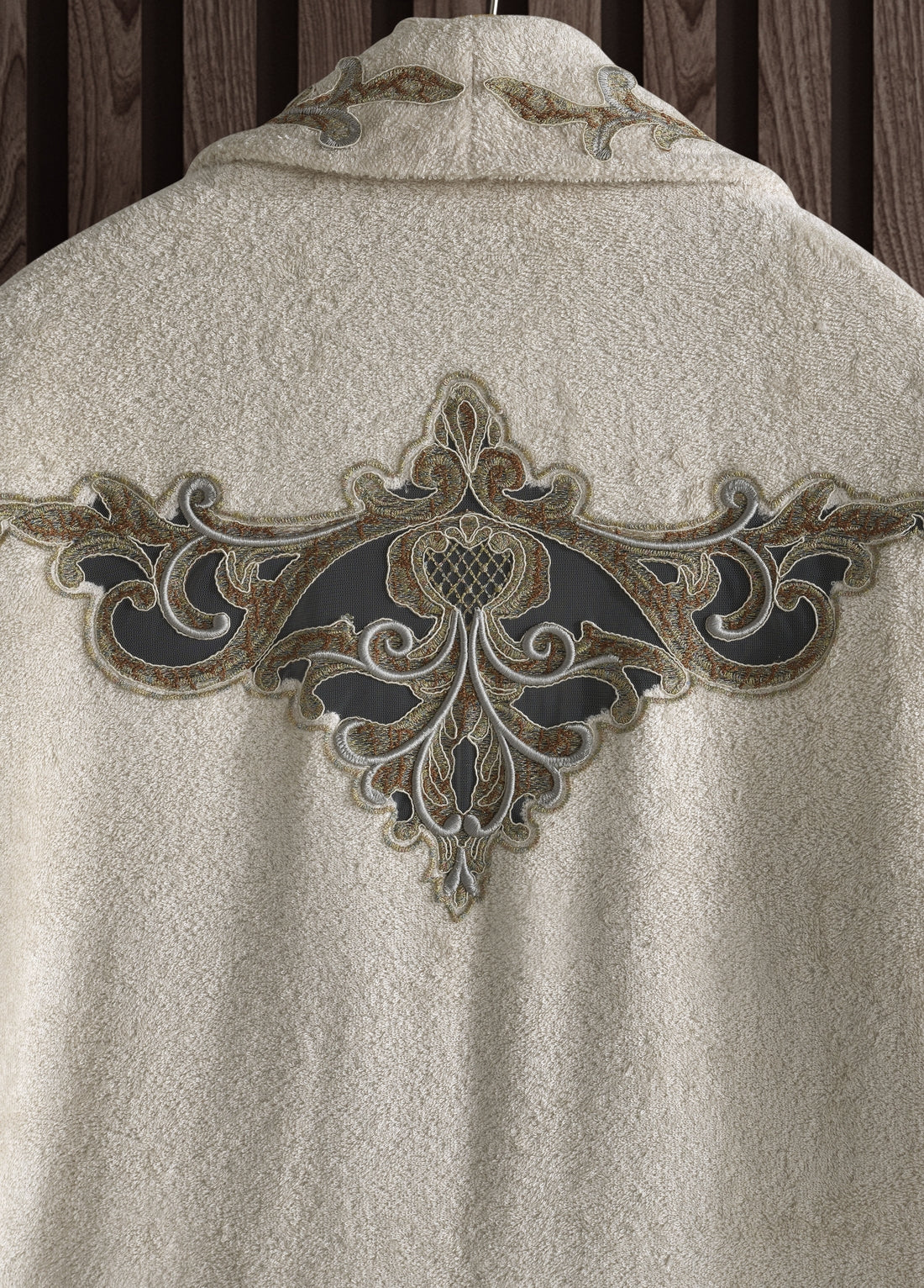 Karya 6 Parça Bambu Aile Bornoz Seti - Bej/kahve