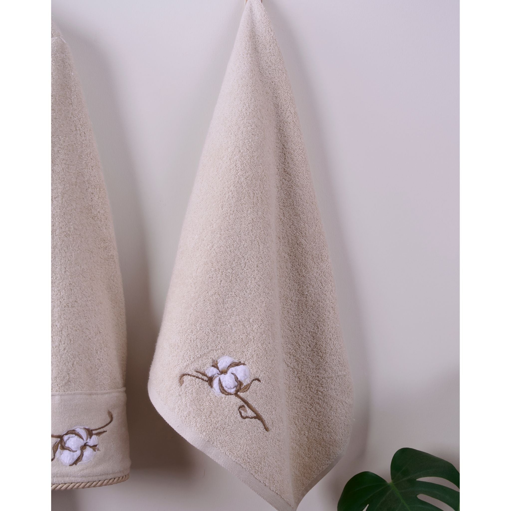 Cameron Pamuk Tekli Kadın Bornoz Seti