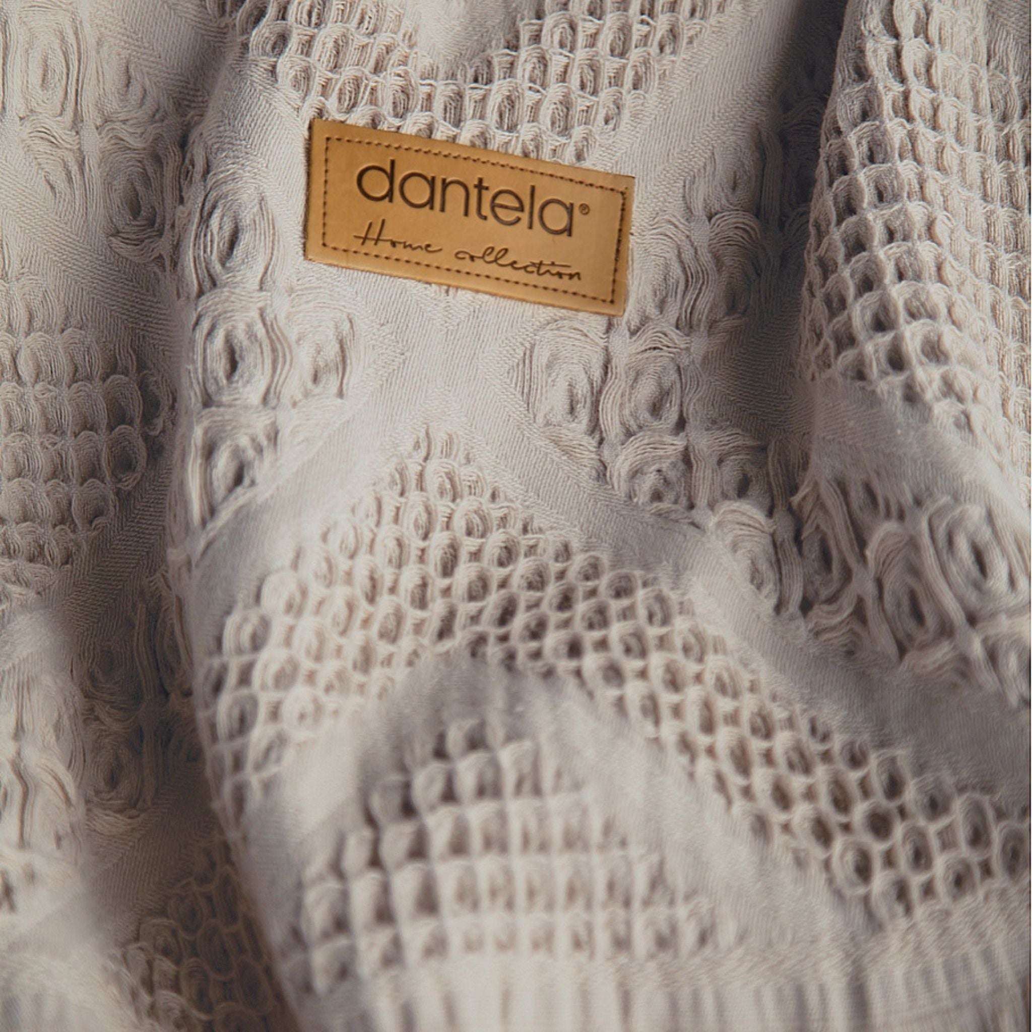 Carro Waffle Yatak Örtüsü - Bej