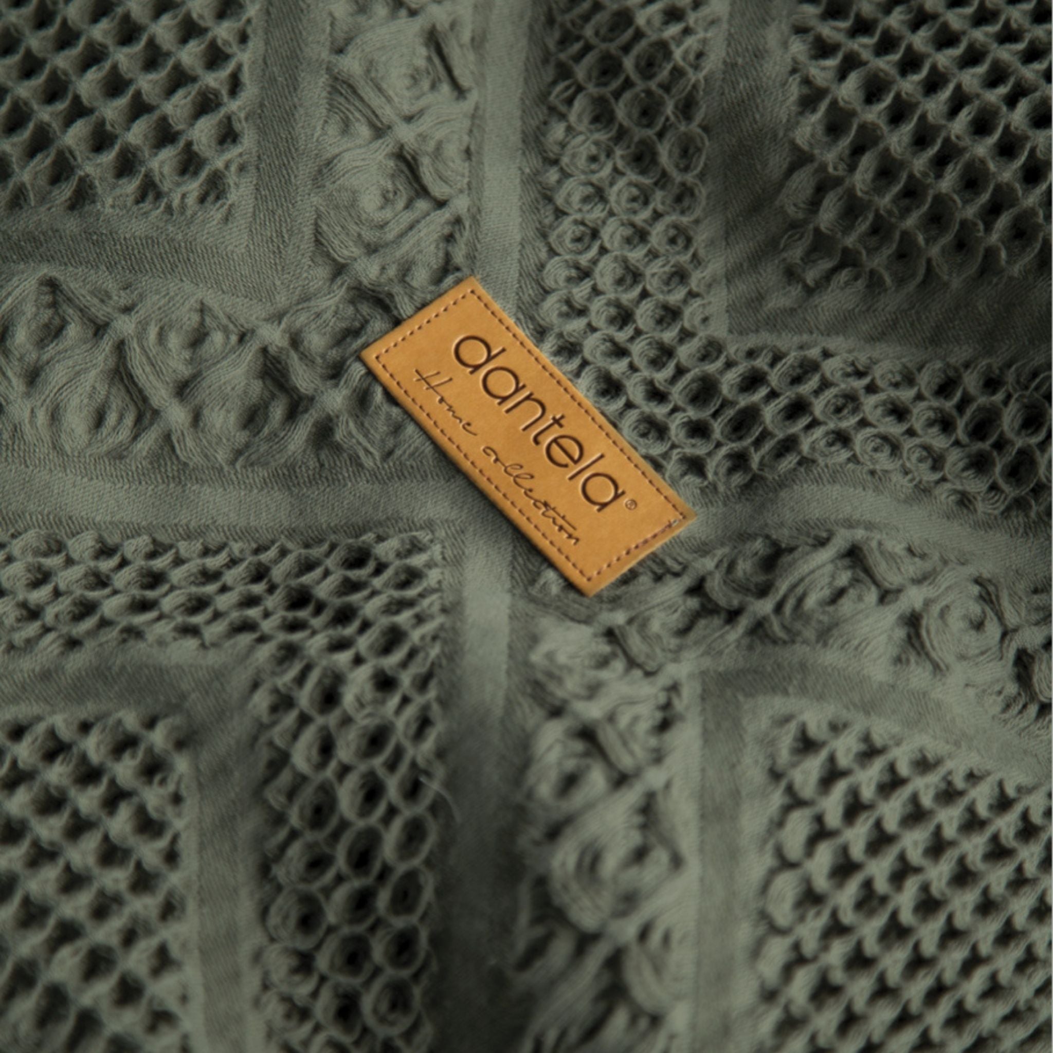 Carro Waffle Yatak Örtüsü - Haki