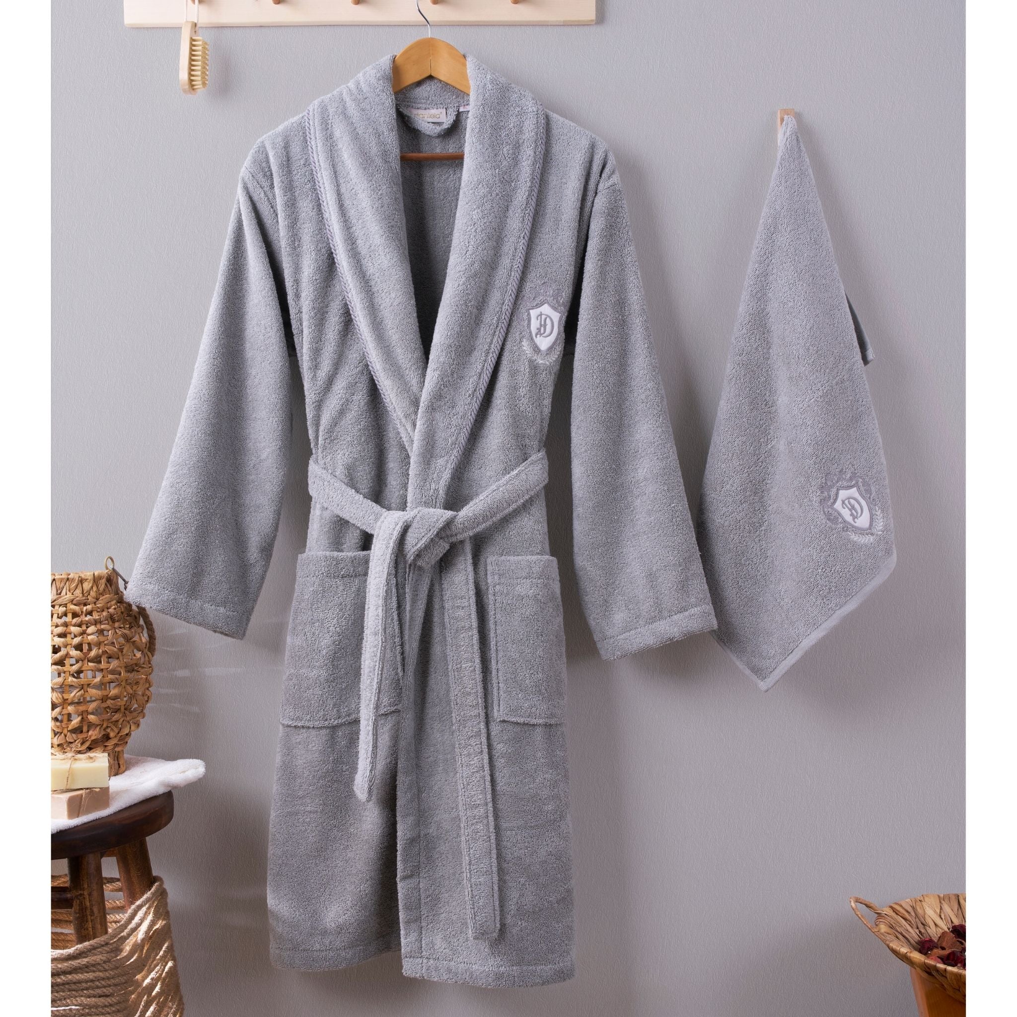 Erkek Tek Pamuk Bornoz