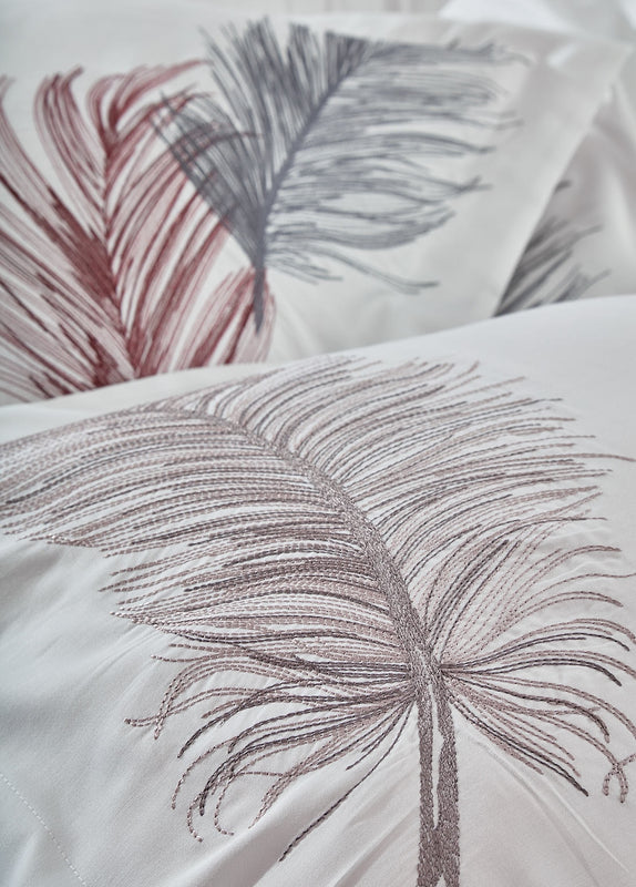 İz Pamuk Saten Nakışlı Nevresim Takımı - Kıng Sıze