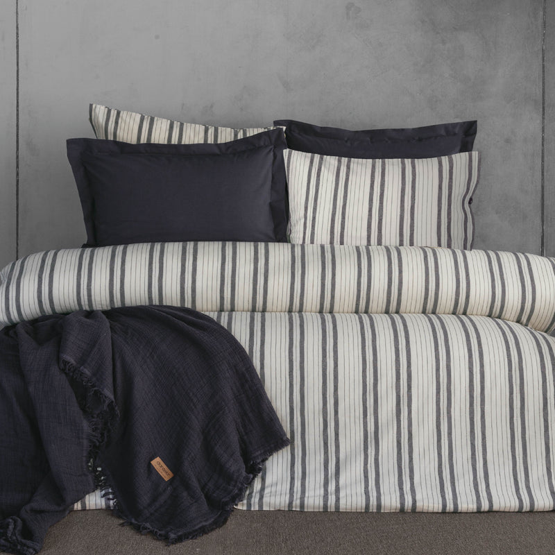 Linea Nevresim & Yatak Örtüsü Seti - Antrasit