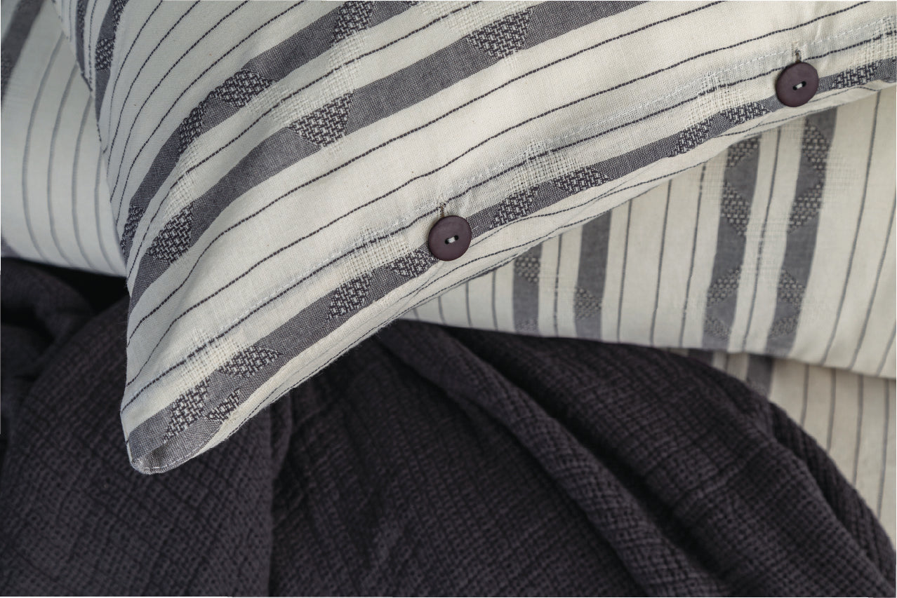 Linea Nevresim & Yatak Örtüsü Seti - Antrasit