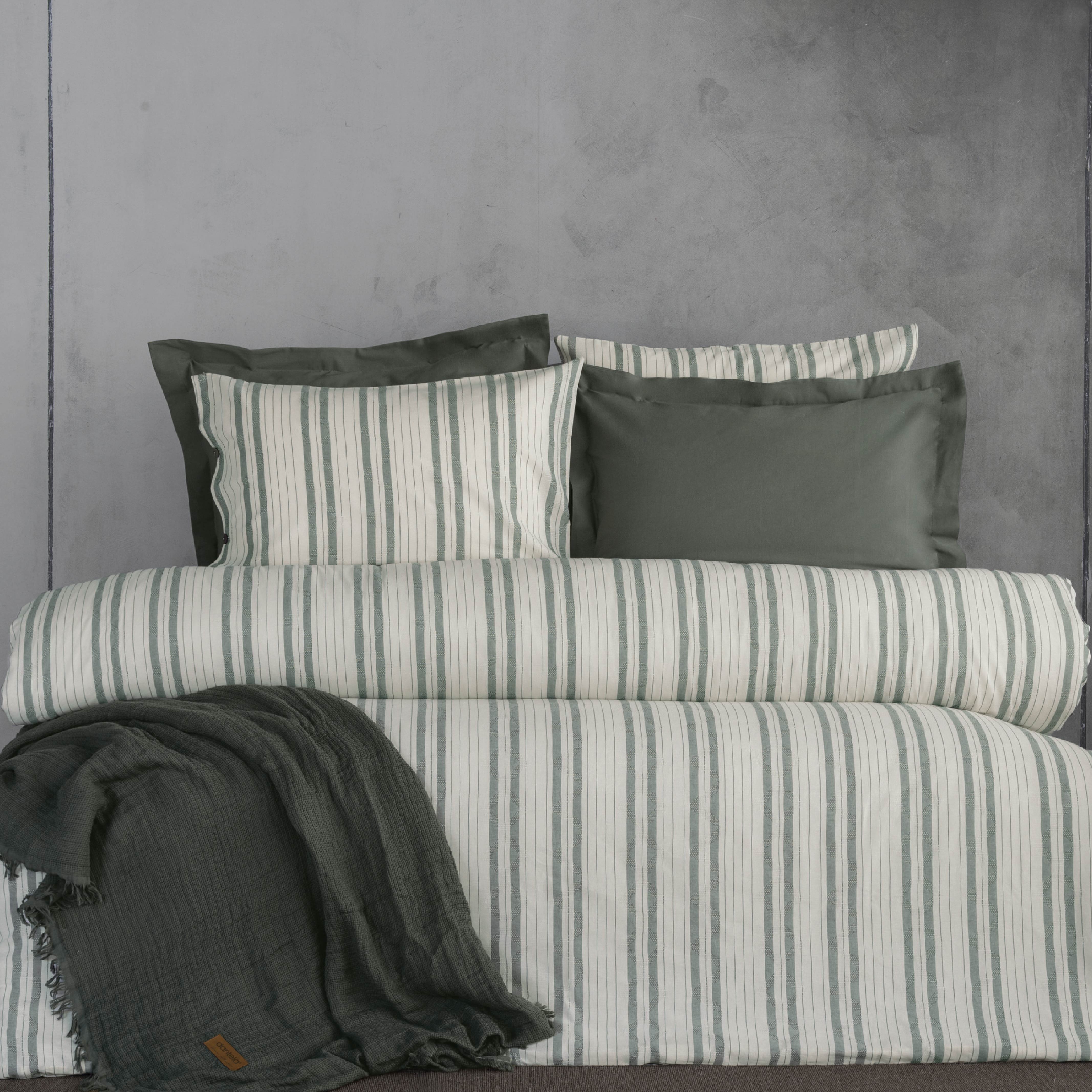 Linea Nevresim & Yatak Örtüsü Seti - Haki