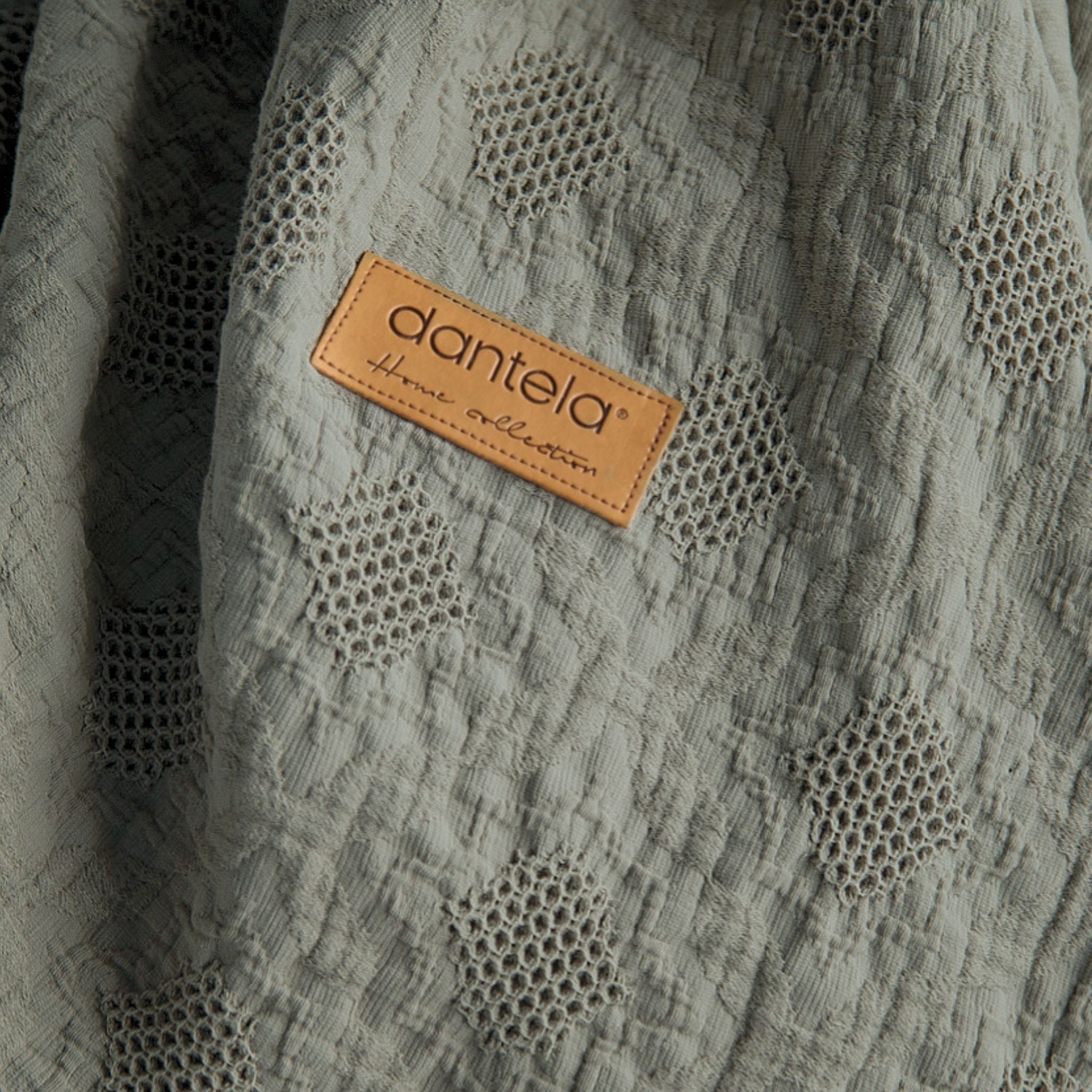 Notte Fitilli Yatak Örtüsü - Açık Yeşil