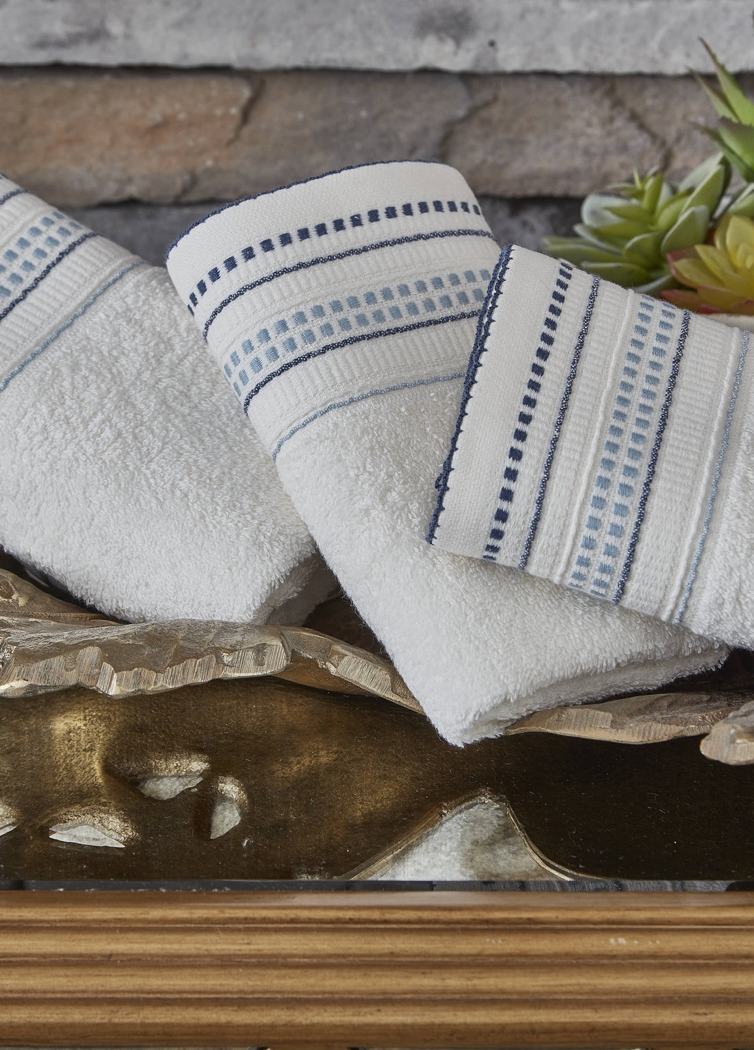 КОД-2040 НАБОР ХЛОПКОВЫХ ПОЛОТЕНЦЕВ 30Х50 (3 ШТ.)