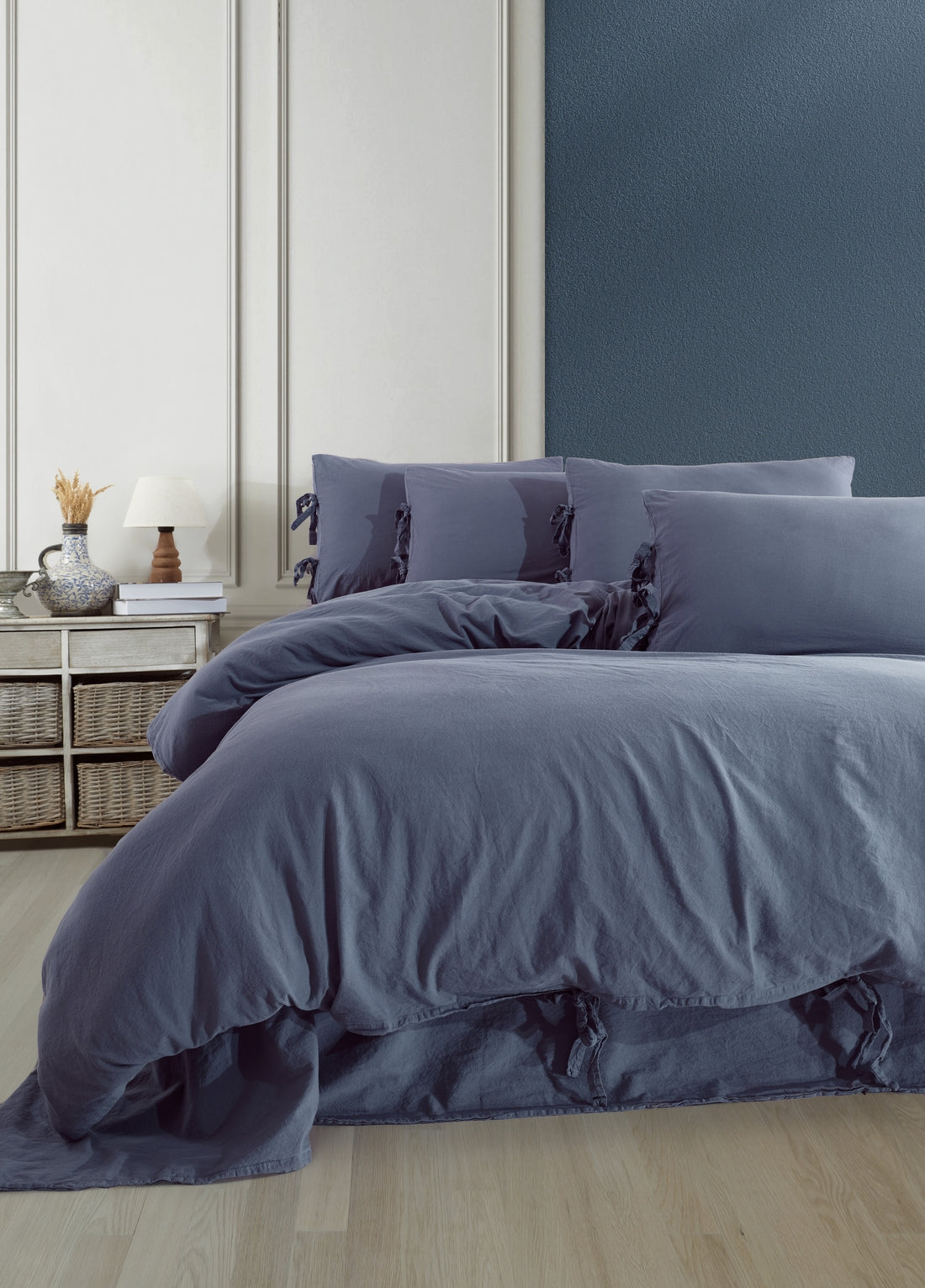 Комплект пододеяльников Garcia Piece Dyed - Темно-синий