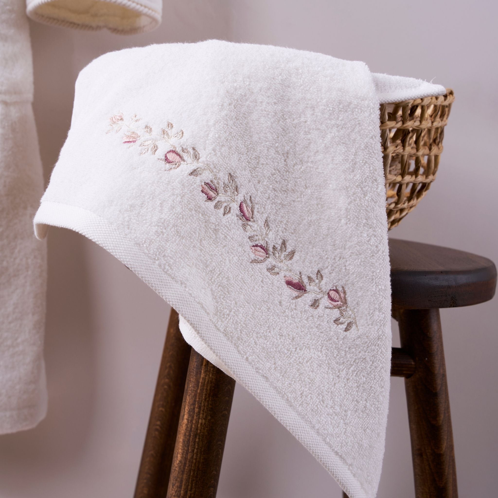 Peri Kadın Tek Bornoz - Krem