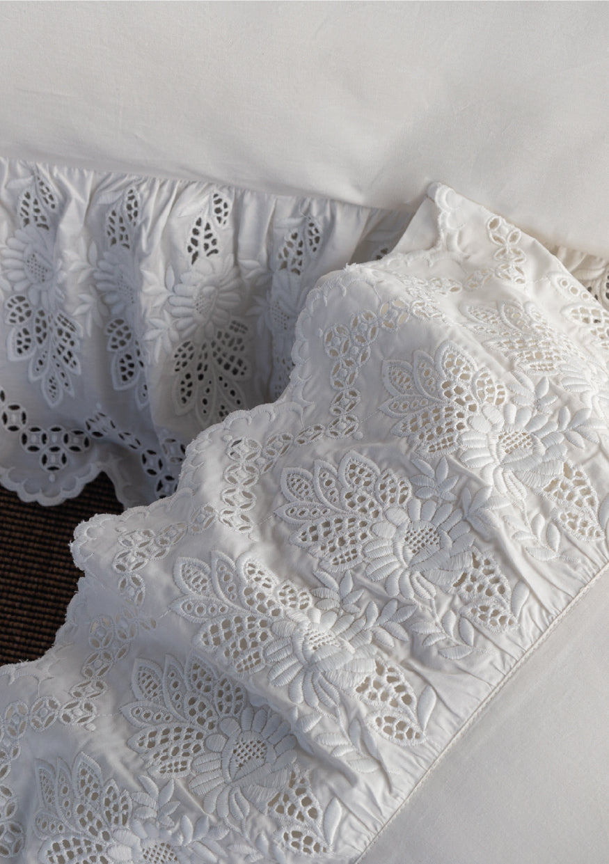 Romantica Poplin Nevresim Takımı - Krem
