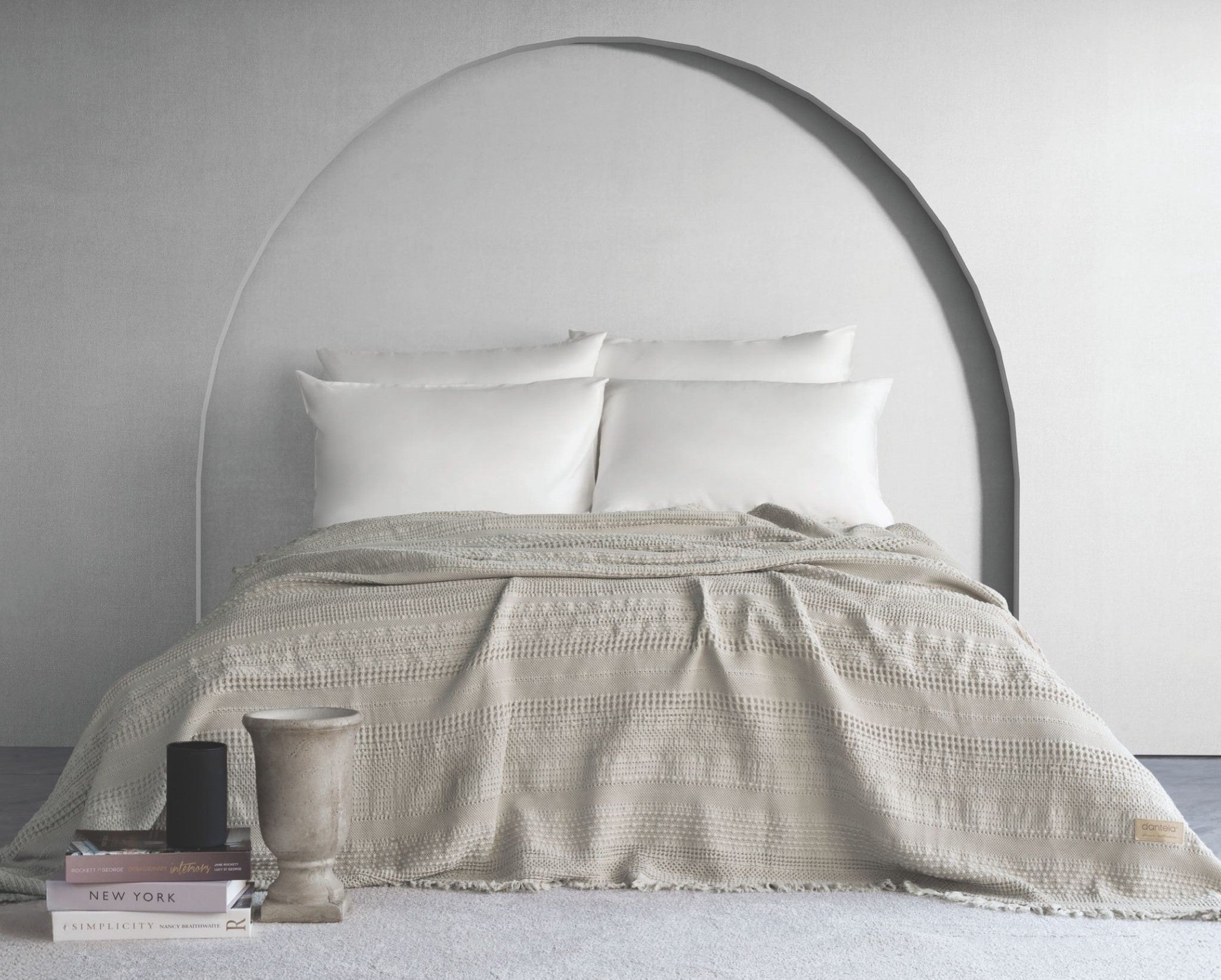 Strada Fitilli Yatak Örtüsü - Bej