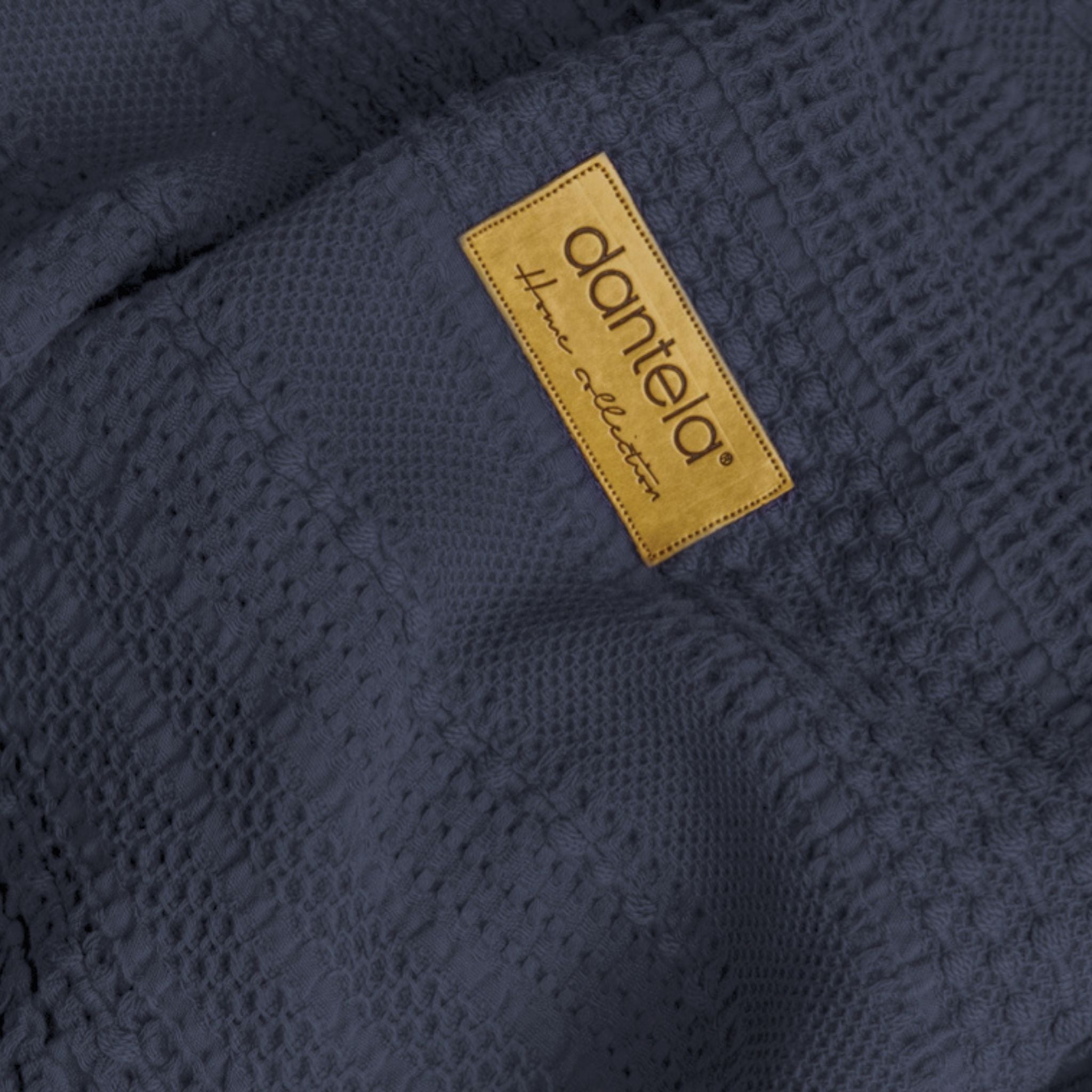 Strada Fitilli Yatak Örtüsü - Lacivert