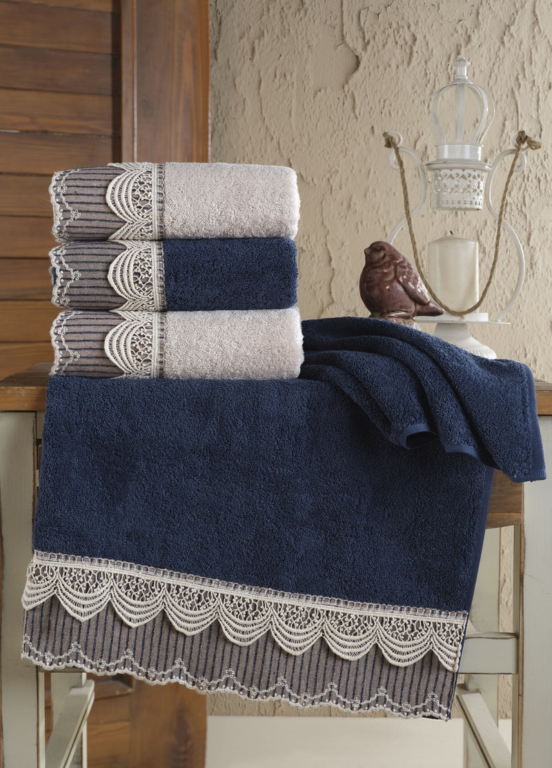 КОД-8050 ГИПЮРОВОЕ ХЛОПКОВОЕ ПОЛОТЕНЦЕ 50 x 90 (4 ШТ. В НАБОРЕ)