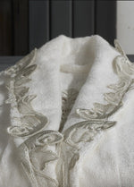 Carusel 6 Parça Bambu Aile Bornoz Seti -  Krem/Gri