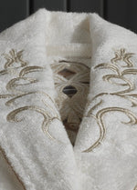 Serra 6 Parça Bambu Aile Bornoz Seti - Krem/kahve