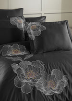 Calista Nakışlı Nevresim Takımı - Antrasit