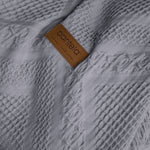 Carro Waffle Yatak Örtüsü - Açık Gri