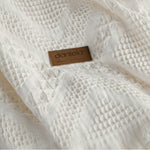 Carro Waffle Yatak Örtüsü - Krem