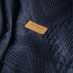 Carro Waffle Yatak Örtüsü - Lacivert