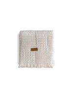 Denzy %100 Pamuk Waffle Yatak Örtüsü & Pike 240x260 Cm Krem