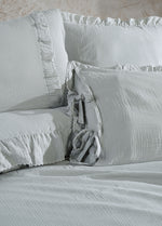 Allegra Fırfırlı Müslin Nevresim Takımı - Mint