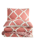 Garcia Çift Kişilik Baklava Dilim Yatak Örtüsü - Brick