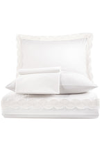 Комплект пододеяльников из атласного поплина Wendy - кремовый