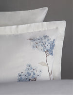 Lavinya Nakışlı Pamuk Saten Nevresim Takımı - Mavi