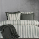 Linea Nevresim & Yatak Örtüsü Seti - Haki