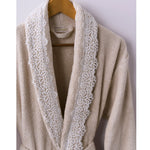 Marıa Tek Kadın Pamuk Bornoz - Bej