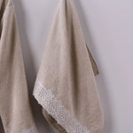 Marıa Tek Kadın Pamuk Bornoz - Bej