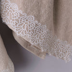 Marıa Tek Kadın Pamuk Bornoz - Bej