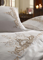 Olivia Nakışlı Çift Kişilik  Nevresim Takımı - Bej