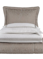 Dantela Katrina Nakışlı Nevresim & Jakarlı Elyaflı Yatak Örtüsü Seti - Gri