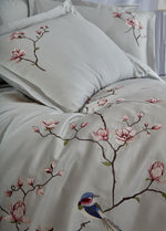 Hüma Nakışlı Pamuk Saten Nevresim Takımı - Maldiv