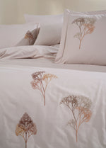 Jovia Nakışlı Poplin Saten Nevresim Takımı - Bej