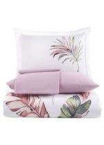 Owen Nakışlı Poplin Saten Nevresim Takımı - Beyaz