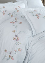 Комплект пододеяльников из атласного поплина с вышивкой Carmen - Мальдивский