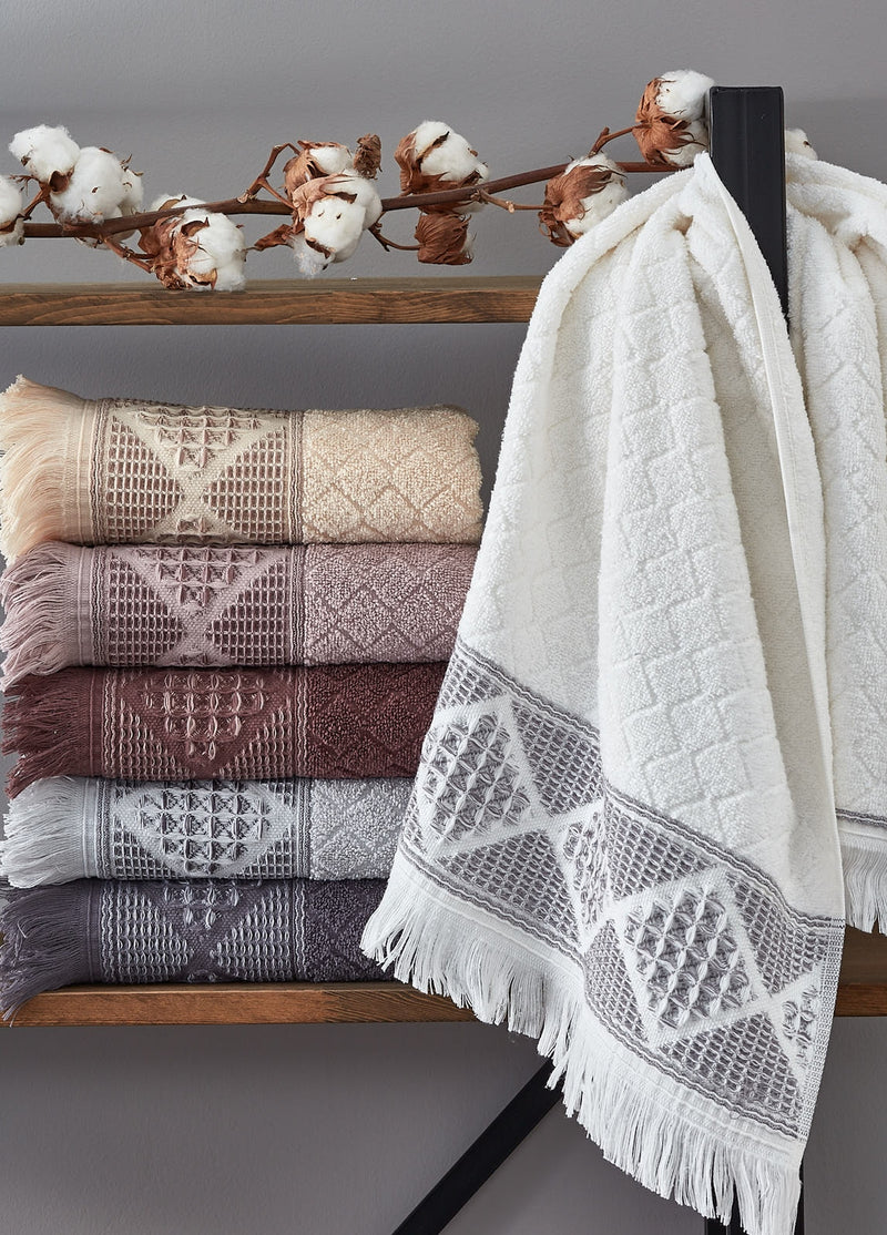 КОД-9060 НАБОР ПОЛОТЕНЦЕВ ДЛЯ РУК ХЛОПОК 50Х90 (6 ПРЕДМЕТОВ) - СМЕШАННЫЕ