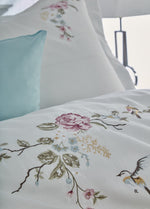 Rüya Pamuk Saten Çift Kişilik Nevresim Takımı - Krem