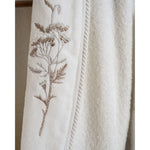 Seren Tek Kadın Pamuk Bornoz - Krem