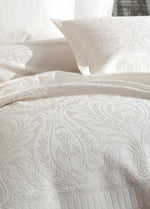 Hazel Şönilli Çift Kişilik Yatak Örtüsü - Krem